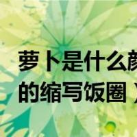 萝卜是什么颜色的什么形状的（lb是什么意思的缩写饭圈）