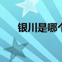 银川是哪个地方的（银川是哪个省的）