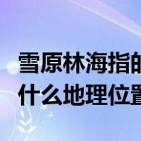 雪原林海指的是什么地方（请问林海雪原应在什么地理位置）