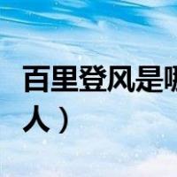 百里登风是哪个动漫的人物（百里登风是什么人）
