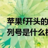 苹果f开头的序列号是什么版（苹果f开头的序列号是什么机）