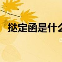 挞定函是什么意思啊（挞定函是什么意思）