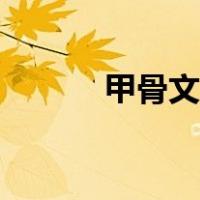 甲骨文的由来（甲骨文的由来）