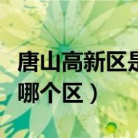 唐山高新区是否发现冠状病毒（唐山高新区是哪个区）