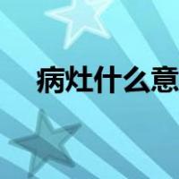 病灶什么意思网络用语（病灶什么意思）