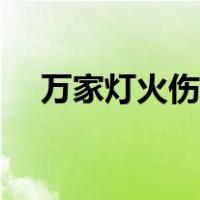 万家灯火伤感诗词（万家灯火伤感句子）
