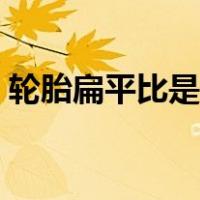 轮胎扁平比是什么（轮胎扁平比是什么意思）
