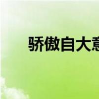 骄傲自大意思（骄傲自大意思是什么）