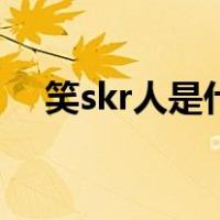 笑skr人是什么梗（笑skr人是什么意思）