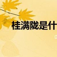 桂满陇是什么品牌（桂满陇是什么菜系）