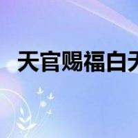 天官赐福白无相图（天官赐福白无相是谁）