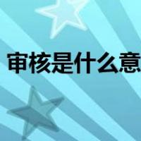 审核是什么意思具体一点（审核是什么意思）