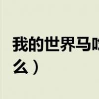 我的世界马吃什么可以回血（我的世界马吃什么）