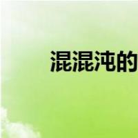 混混沌的意思（混混沌沌什么意思）