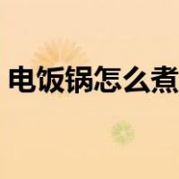 电饭锅怎么煮糙米饭（电饭锅怎么煮糙米饭）