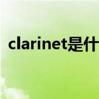 clarinet是什么意思（clarinet是什么意思）