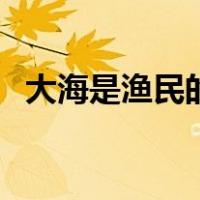大海是渔民的渔场（大海是渔民的什么啊）
