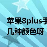 苹果8plus手机颜色有几种（iphone8手机有几种颜色呀）