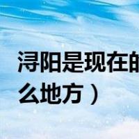 浔阳是现在的什么地方视频（浔阳是现在的什么地方）