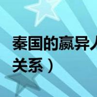 秦国的嬴异人是谁（秦国嬴柱和嬴异人是什么关系）