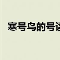 寒号鸟的号读几声（寒号鸟的号读什么音）