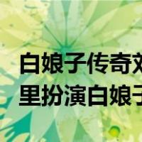 白娘子传奇刘涛版演员表（刘涛在什么电视剧里扮演白娘子）