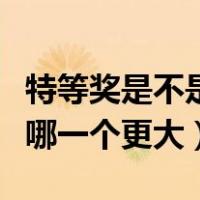 特等奖是不是比一等奖还好（特等奖和一等奖哪一个更大）