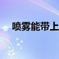 喷雾能带上火车么（喷雾能带上地铁吗）