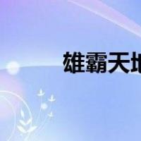 雄霸天地（关于雄霸天地的介绍）