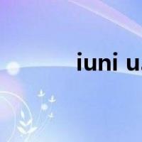 iuni u3（关于iuni u3的介绍）