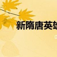 新隋唐英雄（关于新隋唐英雄的介绍）