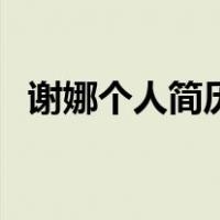 谢娜个人简历（关于谢娜个人简历的介绍）