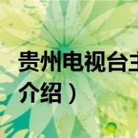 贵州电视台主持人（关于贵州电视台主持人的介绍）