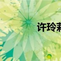许玲莉（关于许玲莉的介绍）