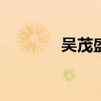 吴茂盛（关于吴茂盛的介绍）