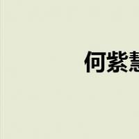 何紫慧（关于何紫慧的介绍）