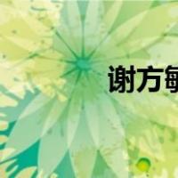 谢方敏（关于谢方敏的介绍）