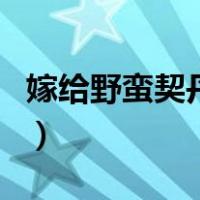 嫁给野蛮契丹王（关于嫁给野蛮契丹王的介绍）