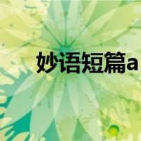 妙语短篇a1（关于妙语短篇a1的介绍）