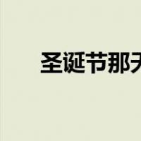 圣诞节那天（关于圣诞节那天的介绍）
