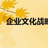 企业文化战略（关于企业文化战略的介绍）