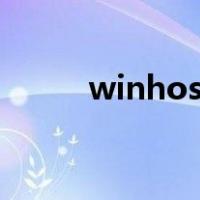 winhost（关于winhost的介绍）
