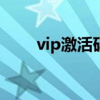 vip激活码（关于vip激活码的介绍）