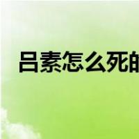 吕素怎么死的（关于吕素怎么死的的介绍）