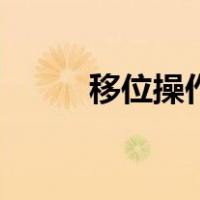 移位操作（关于移位操作的介绍）