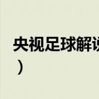 央视足球解说员（关于央视足球解说员的介绍）