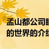 孟山都公司眼中的世界（关于孟山都公司眼中的世界的介绍）