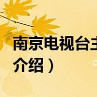 南京电视台主持人（关于南京电视台主持人的介绍）