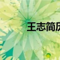 王志简历（关于王志简历的介绍）