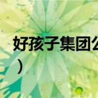 好孩子集团公司（关于好孩子集团公司的介绍）
